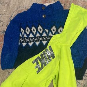 Two 3t sweatshirts toddler boy
